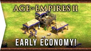 Early Economy ► Age of Empires II: Definitive Edition - #1 The Art of War GOLD! - AoE 2 Gameplay screenshot 5