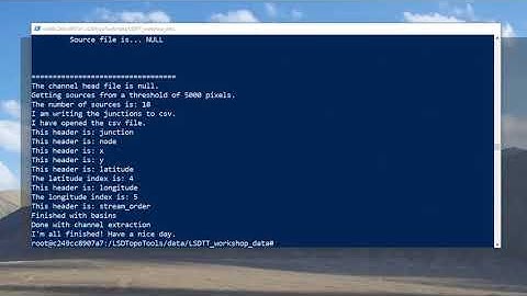 Selecting a basin and extracting a channel profile using LSDTopoTools