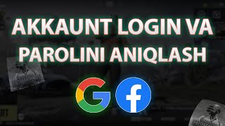 Akkaunt login parollarini aniqlash / pubg mobile