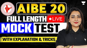 🔥 Full Length Live Mock for AIBE 20 | 100% Success Strategy | All India Bar Exam | Apurva Vats