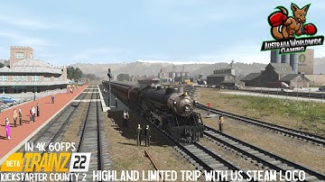 Trainz Railway Simulator 22 (Beta) | Highland Limited On Kickstarter County 2 TRS22 Route