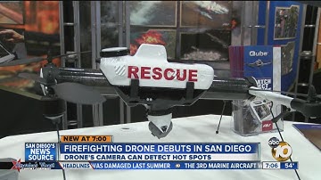 New firefighting drone makes debut at San Diego conference