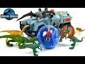 JUGUETES JURASSIC WORLD  - VEHICULO EXPLOSION GIROSFERA Y INDOMINUS REX Y T-REX DE MUNDO JURASICO