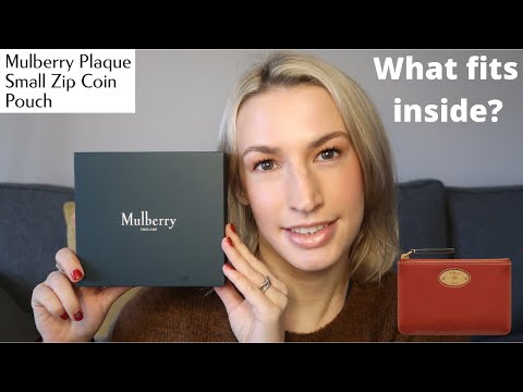 MULBERRY COIN PURSE UNBOXING