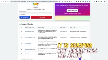 Google Search Email Extractor Chrome Extension | Scrape Bulk Emails & Export to CSV, XLSX, JSON