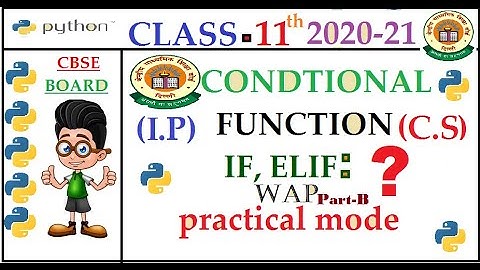 WAP|Python class 11 CBSE|CS and IP|preeti Aroa and sumita Arora| ELIF ELSE| programming| PYTHON GURU