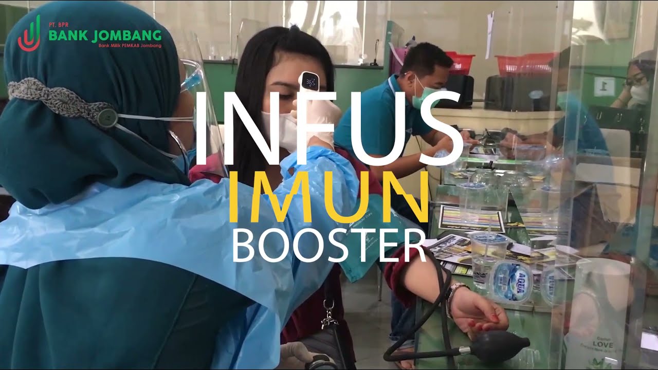 Tingkatkan Daya Tahan Tubuh, Bank Jombang Infus Immune Booster