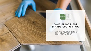 Wood Floor Finish Adhesion Test