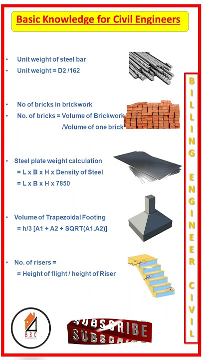 Basic knowledge for civil engineers.