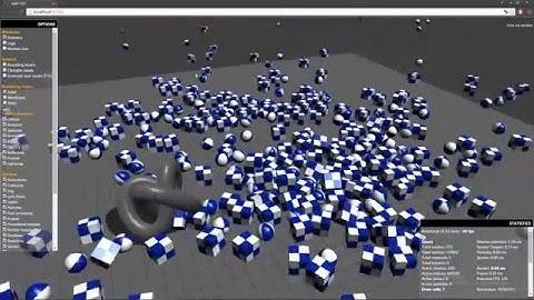 Energy.js physic engine for webgl trimesh test with babylon.js