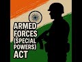 AFSPA Explained in Hindi,Armed Forces Special Powers Act,Powers, Criticism &amp; States Under AFSPA 2025