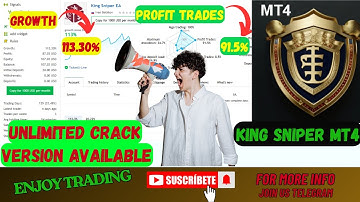 Most Profitable Sniper EA – King Sniper MT4 | Build +1430 | Auto Trading Robot | Best Forex EA 2025|