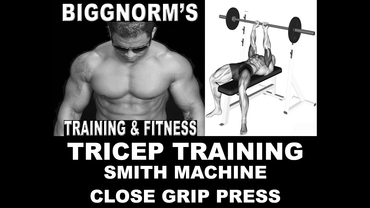 Triceps Training - Smith Machine Close Grip 01 - YouTube