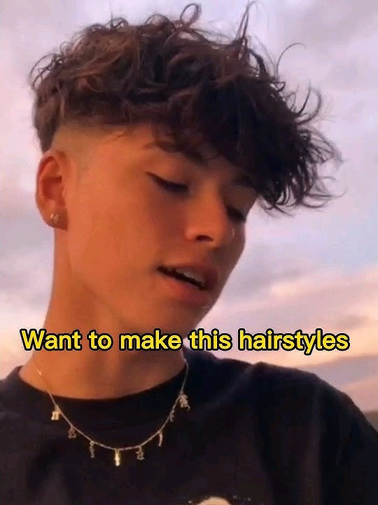 Fluffy messy hair tutorial for boys ✨🍑 #hairstyle #tutorial #messyhair #fluffy #shorts