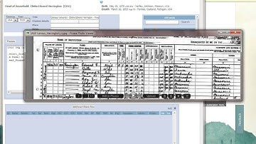 The webtrees genealogist - adding a census record with assistant