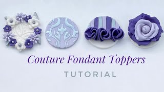 Learn how to make these easy #DIY gumpaste letter toppers in any font, then  customize with s…