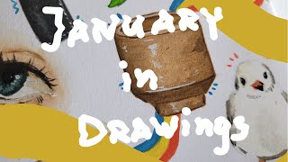 ✨ Drawing my January Memories ✨