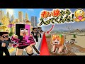 【お金持ちvs貧乏⁉️】赤い線で村を真っ二つにしてくるマイクラ(#ぴこみんず)意地悪赤ライン女を撃退!