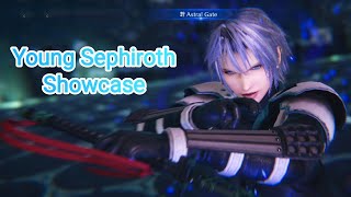 New Young Sephiroth is so Badass (Sephiroth Showcase)[Final Fantasy 7 Ever Crisis]