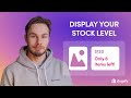 Shopify Dawn Theme: Display Inventory On Product Page, No App