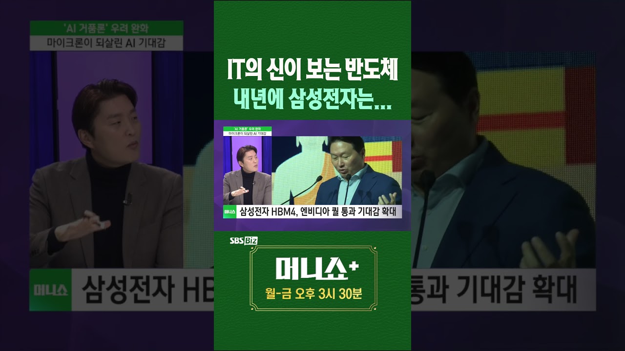 ⁣[머플] IT의 신이 보는 반도체 내년에 삼성전자는... #이형수 #Shorts