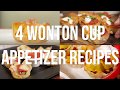 4 Wonton Cup Appetizers