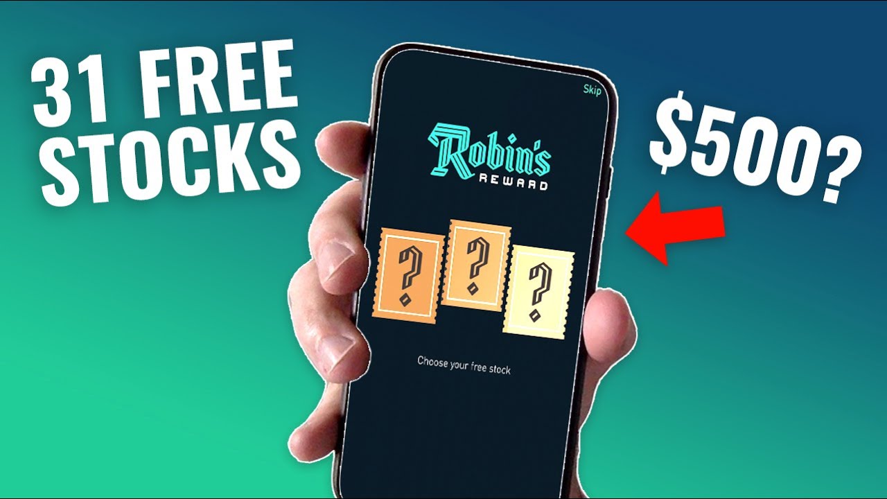 OPENING 31 FREE STOCKS on Robinhood App Up To $500!