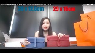 Hermes Jige Elan vs Jige Duo Wallet Mini Clutch // 爱马仕手拿包开箱 