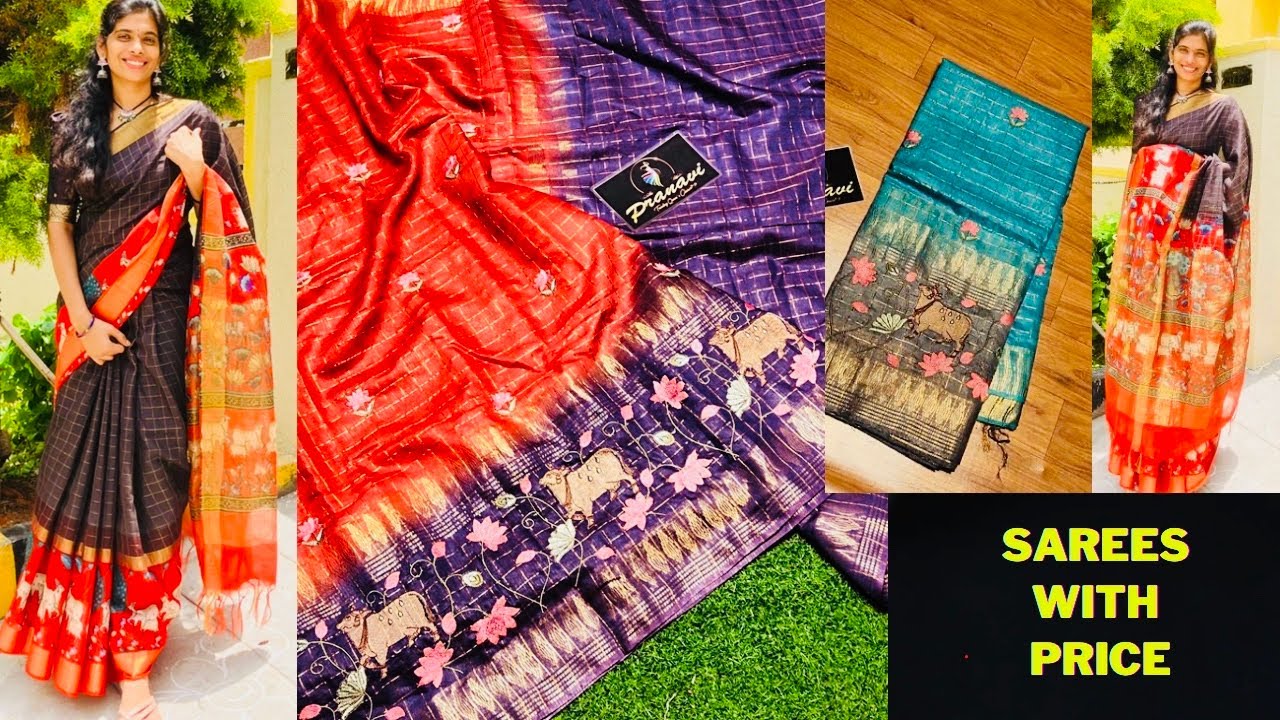 Saree Collection with Price Latest and Trending Sarees Collection in