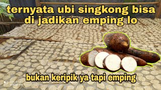 resep dan cara membuat emping dari singkong