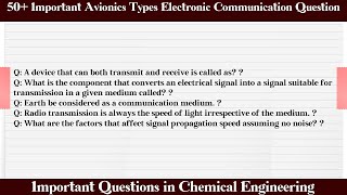 MCQ Questions Avionics Types Electronic Communication with Answers screenshot 5