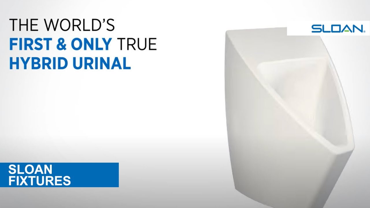Sloan HYB7000 Hybrid Urinal How It Works YouTube