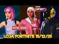 NOVAS SKINS E DAFT PUNK - LOJA FORTNITE 15/12/25 - LOJA FORTNITE DE HOJE - LOJA FORTNITE - CÓD.MPMDT