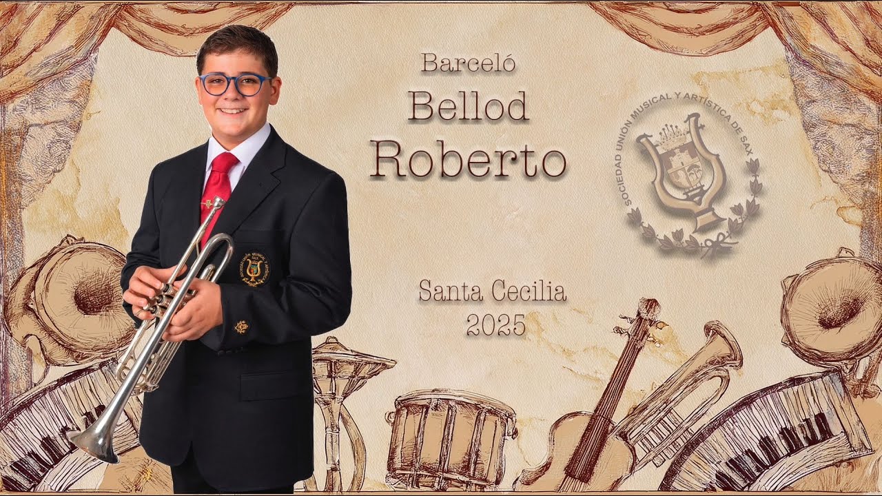 Recogida Nuevos Músicos 2025: Roberto Bellod Barceló (Trompeta) - Unión Musical Sax