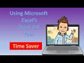 Using Excel&#39;s Flash Fill Is a Time Saver