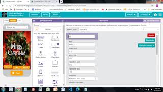 How to make a christmas app in  cod.org screenshot 2