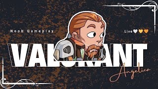 NOOB GAMEPLAY ONLY 😆 VALORANT MOBILE LIVE 🧡 Angelica Jacob 😇