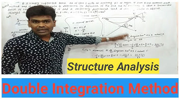 #5 Double Integration Method || Slope and Deflection of Beam|| Part-1 || Structure Analysis
