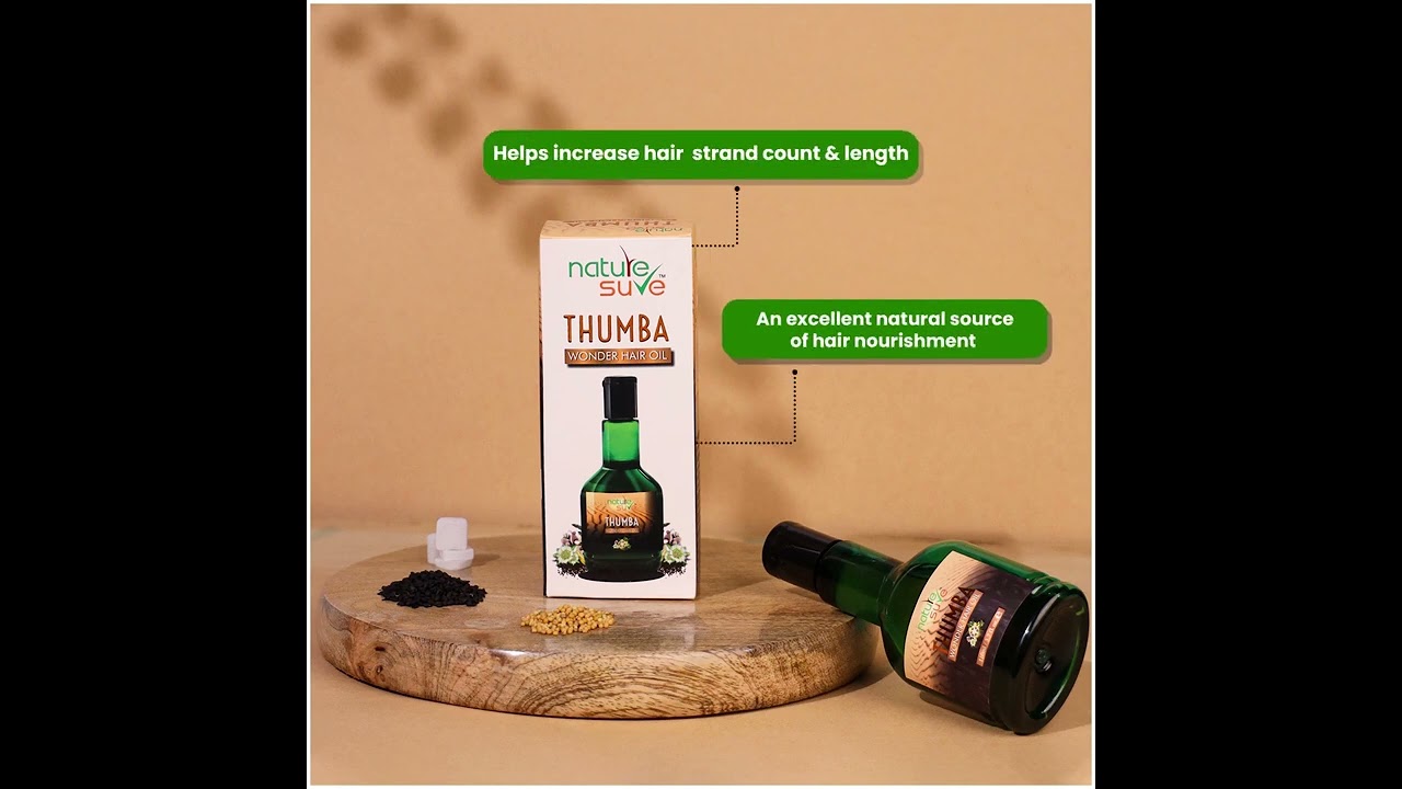 Nature Sure Thumba Wonder Hair Oil gives nourishment to your hair naturally💚