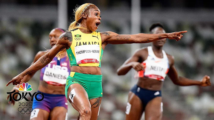 Elaine Thompson-Herah stays on top, wins historic 100m gold medal | Tokyo Olympics | NBC Sports