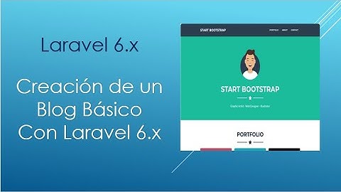 Creación de un blog personal Básico con Laravel 6.x - Parte 01
