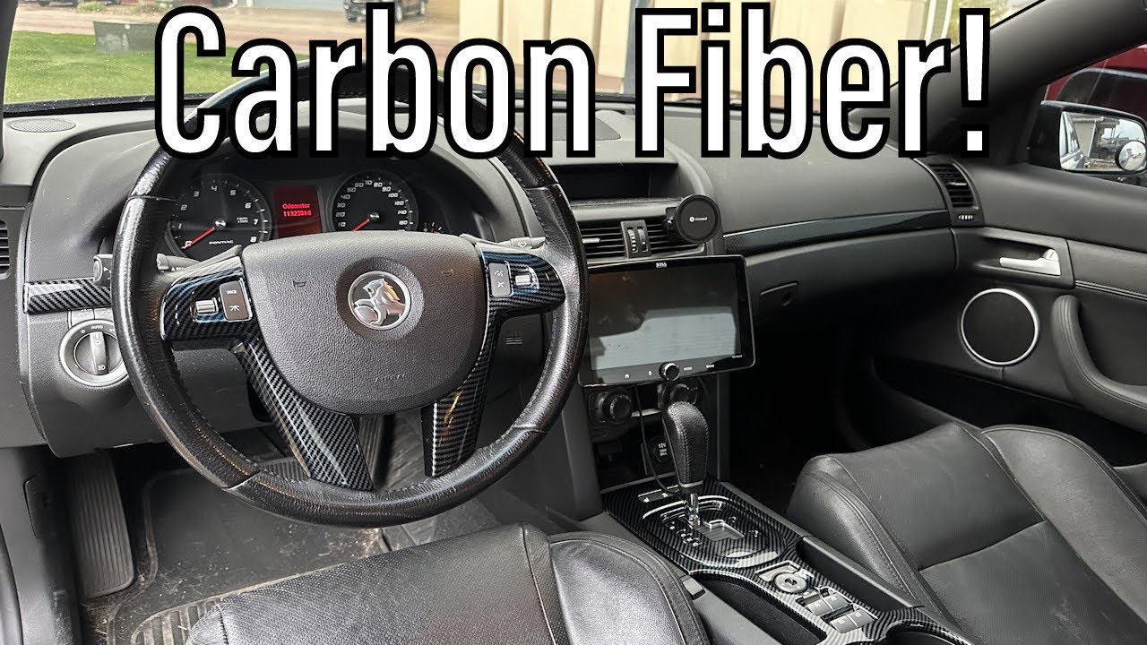 Pontiac G8 Carbon Fiber Interior Install! YouTube