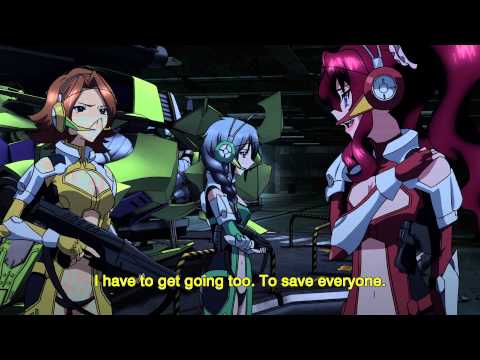 Drama By Day, Dragon Fighting At Night In Cross Ange Video Game