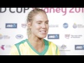 NWC2015 #AUS v #JAM Mixed post match interviews