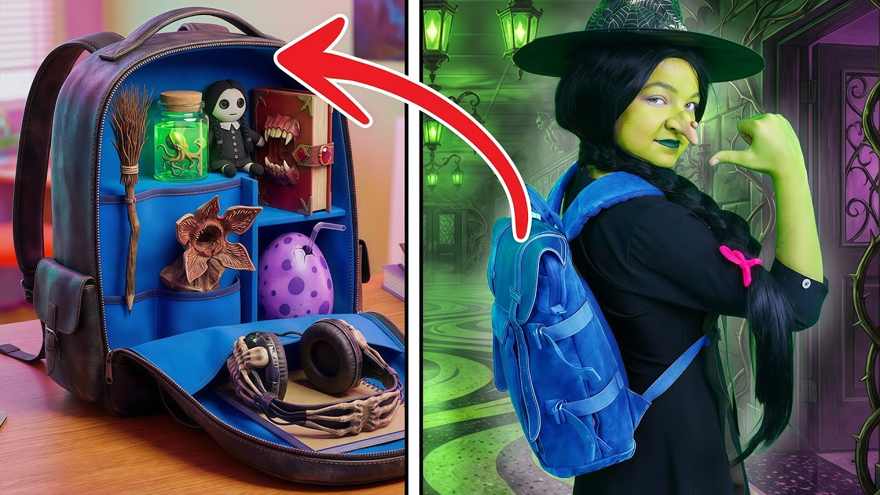 ТОП 10 МЕРЗКИХ ВЕЩЕЙ в рюкзаке ВЕДЬМЫ! 🤢 Школа Магии