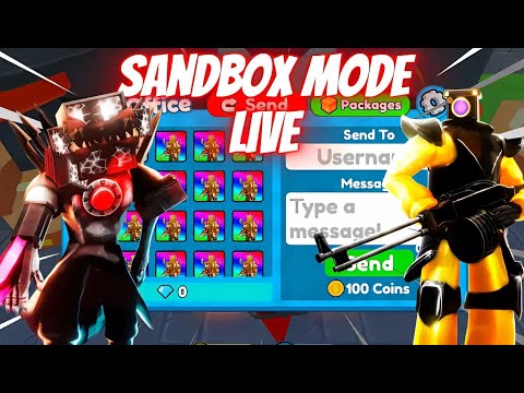 6:34:00 6:34:00 Now playing, 🔴LIVE🔴 SANDBOX MODE WITH VIEWERS & SIGNING UNITS - ROBLOX Toilet Tower Defense GIVEAWAY EP 77