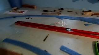 My Ho Scale Layout in Progress. room is 11x13