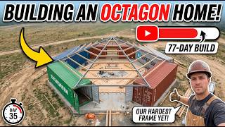 Full Building | 77-Day Container Home Build: Empty Land to Modern Cozy Villa