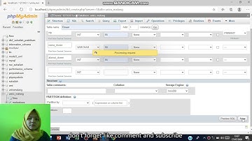 TUTORIAL PEMBUATAN DATABASE SISTEM INFORMASI AKADEMIK - INFORMATIKA UNIRA - Kholifatul umi