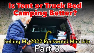 TENT & TRUCK BED CAMPING? Selling My RV Part 3!  Fort Worth, Texas